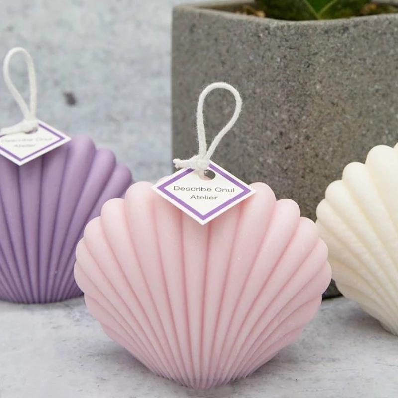 Shell Candle Mould Diy Plaster Craft Home Decor Craft Handmade Making Supplies