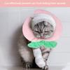 Polyester Sponge Peach Pet Anti Bite Collar Neck Recovery Wound Elizabeth Ring for Cats