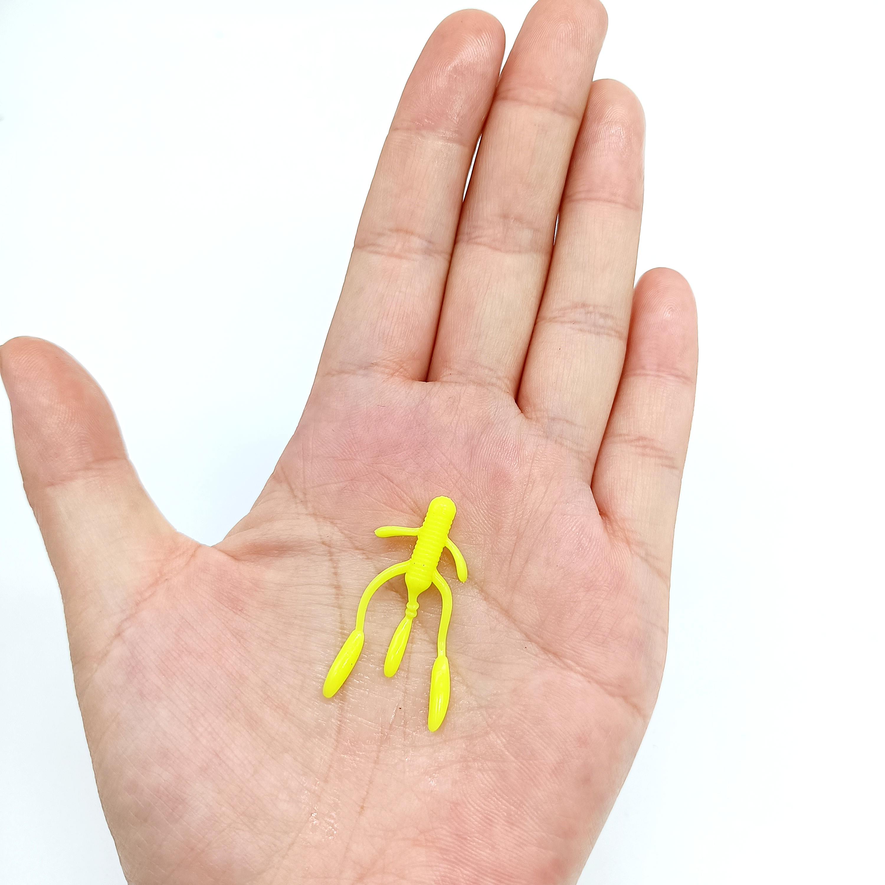 

DUODUOYU 10 шт. Мини Мягкие Рыболовные Приманки из ТПЭ 0.4 г 40 мм Воблеры Искусственная Приманка Силиконовый Свимбейт Джиггинговая Рыболовная Снасть жёлтый