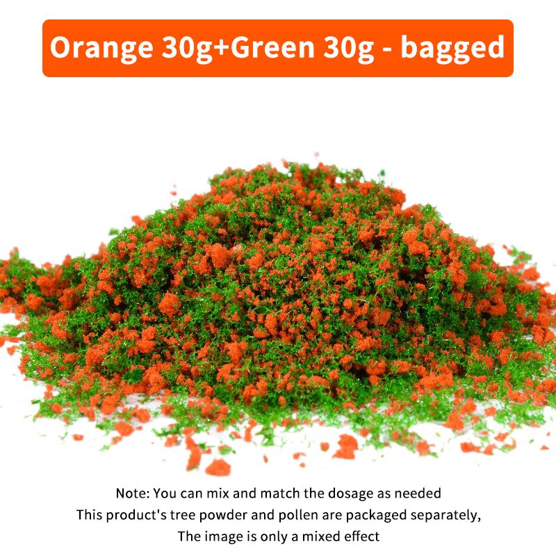 60G Static Grass Powder Realistic Turf Flocking Material For Diy Diorama Sand Table Model Railway Landscape Scenery Decoration