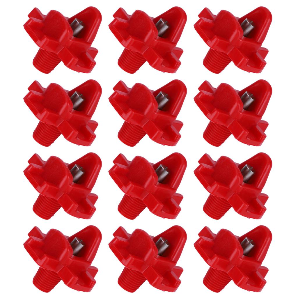 12PCS Automatic Poultry Drinking Nipples Waterer Drinker for Chicken Quail Farm Supplies