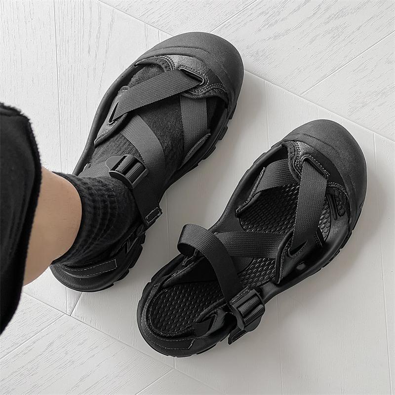 Fashion Men's Adventure Sandals 2025 Summer Hiking Shoes Quick Dry Non-Slip Sole Arch Support Beach Water Shoes for Outdoor Enthusiasts