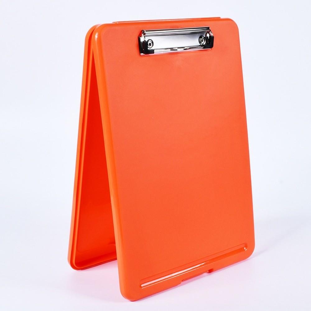 a4 Size File Organizer Plastic Document Box Practical File Folder with Clipboard School Use