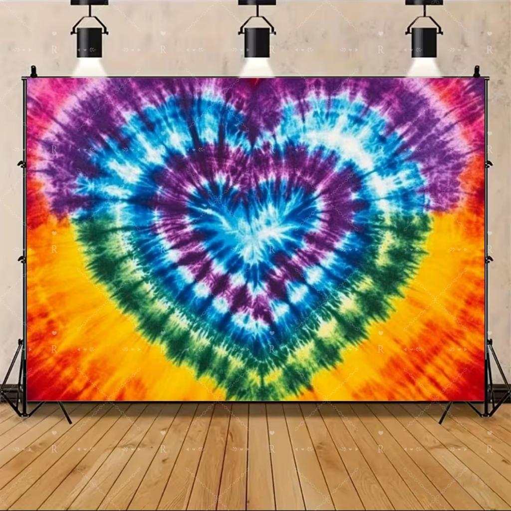 Red Pink Heart Balloon Background Multi Functional Love Banner Birthday Festival Wedding Couple Portrait Photography Backdrop