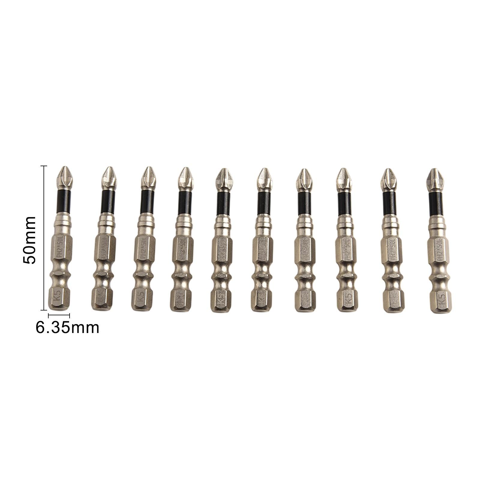 

Профессиональный набор из 10 магнитных бит для отвертки для высокопрочных винтов