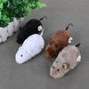 Mechanical Motion Rat Toys Running Movable Pet Plush Multi Color Clockwork Spring Mouse Interactive Cat Training Toys
