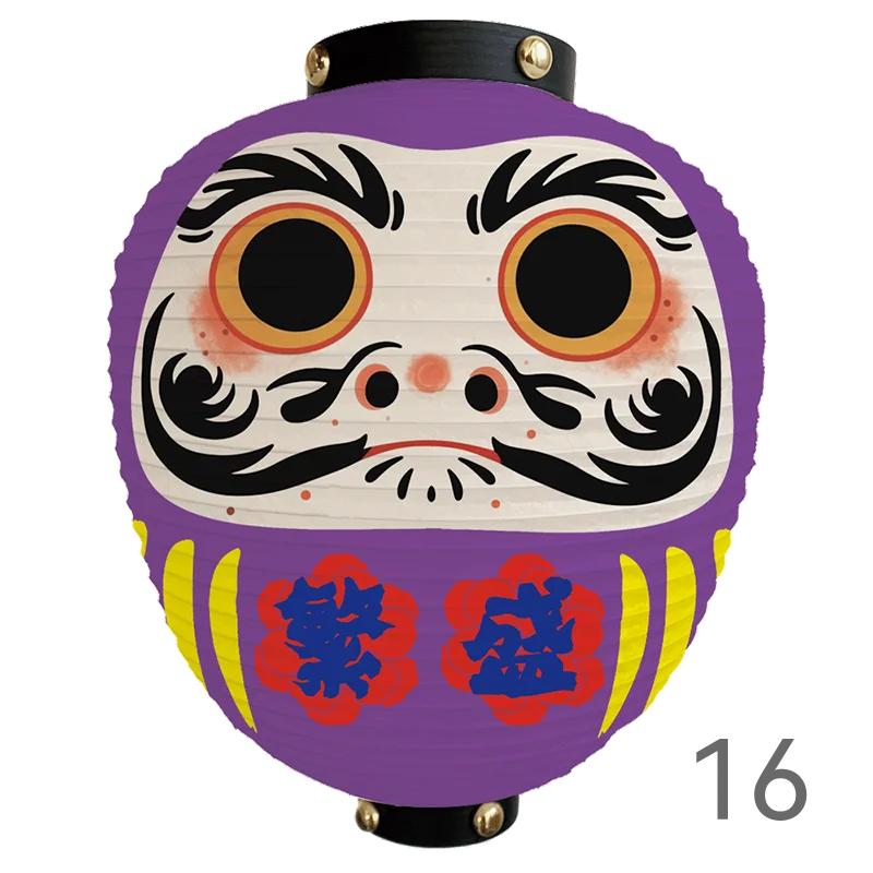 Japanese Style Cartoon Wish Dharma Hanging Lantern Japan Mascot Daruma Sushi Pub Bistro Restaurant Izakaya Decor Lantern