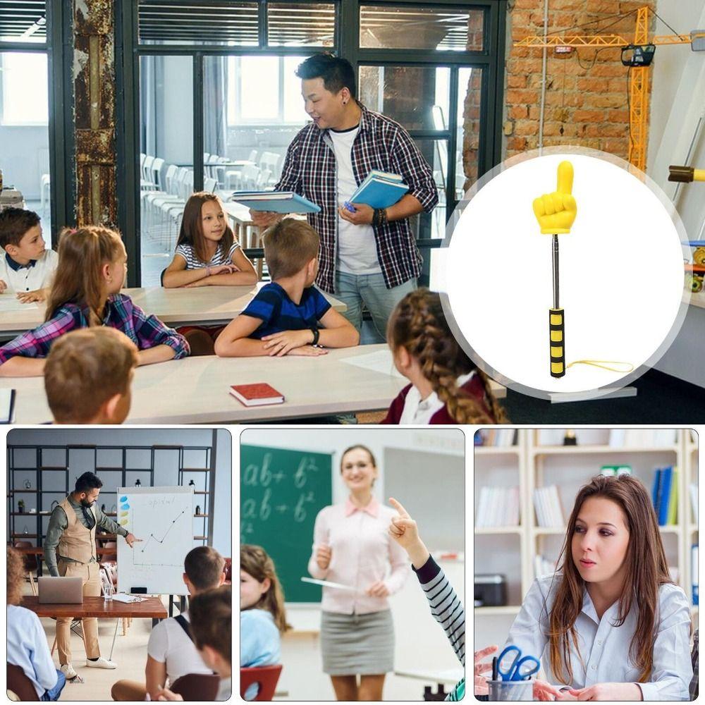 Stainless Steel Teaching Stick Telescopic Rod Classroom Finger Pointer Teaching Tools  Students