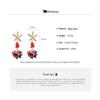 Ocean Style Starfish Stud Earrings Glass Summer Jewelry Gifts Trendy Animal Dangles  for Women