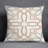 45x45cm Nordic Flower Geometric Pattern Decorative Pillowcase Square Pillowcase Home Office Decorative Cushion Cover