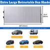 Car Windshield Sunshade, Foldable UV-protective Sun Visor, Suitable for Car Sun Protection and Heat Insulation.
