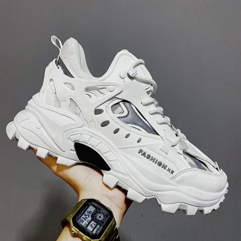 Fashion Fashion Mens Sneakers Breathable Damping Sports Casual Thick Sole Running Shoes Trainers Sport Platform Sneakers