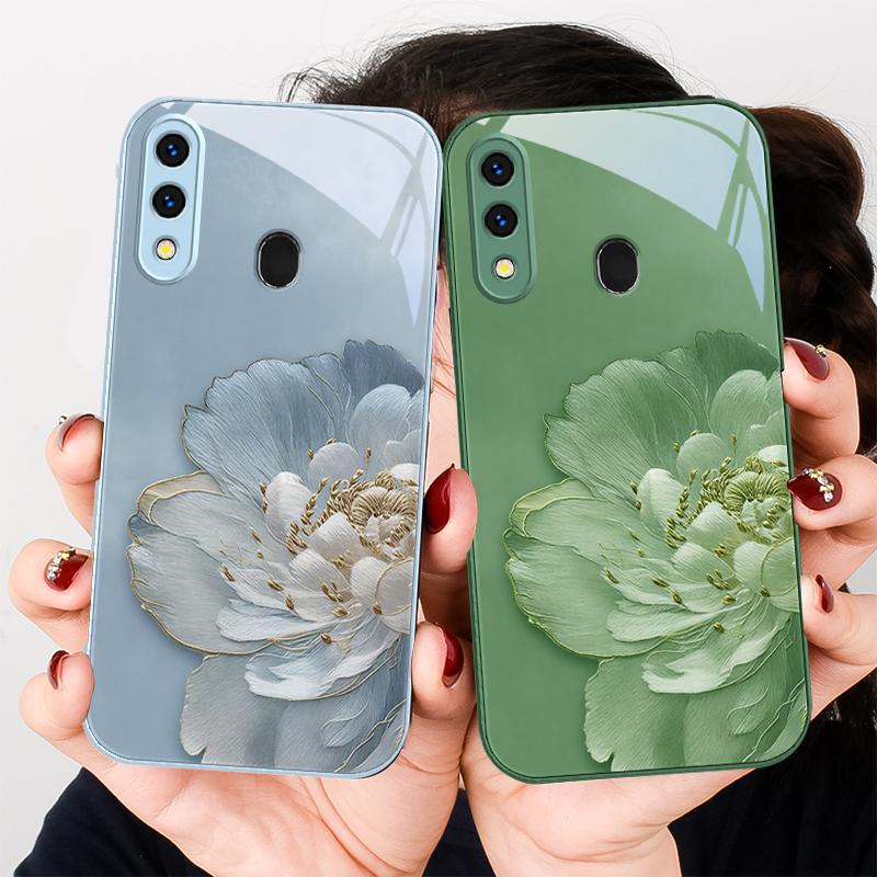 Farbverlauf Blumen Für Samsung A20 30 22 23 24 25 26 31 32 A33 34 35 42 50 51 52 53 54 55 56 70 71 72 73 Glas Handyhülle