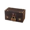 Vintage Jewelry Storage Box with a Lock Retro Style Desktop Organizer Collection Gift Box  Home Use