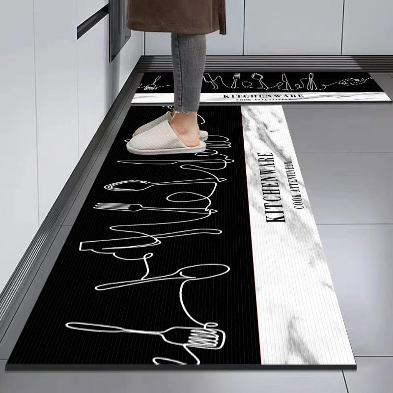 

Модный простой кухонный коврик в скандинавском стиле, ковер для дома, современный домашний декор 40cm*60cm+40cm*120cm