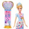 Poupée Jewel Reveal Cendrillon, Accessoires avec 8 surprises, 1 boîte a bijoux en forme de coeur, 1 bague pour enfant et 9 éléments,