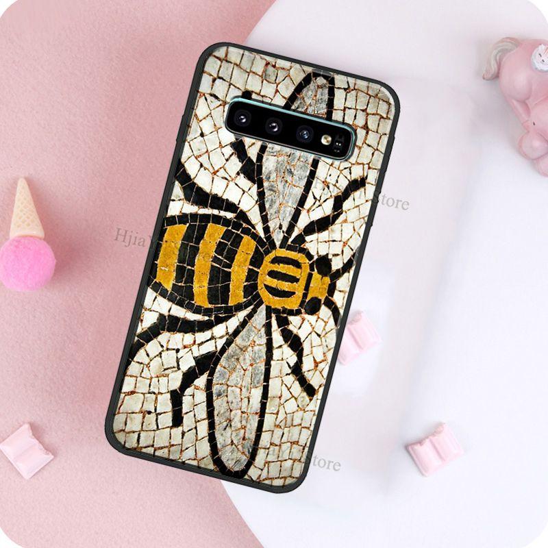 Manchester worker bees Bumble Case For Samsung Galaxy S22 Ultra S21 S20 FE S9 S10 Note 10 Plus S10e Note 20 Ultra Cover