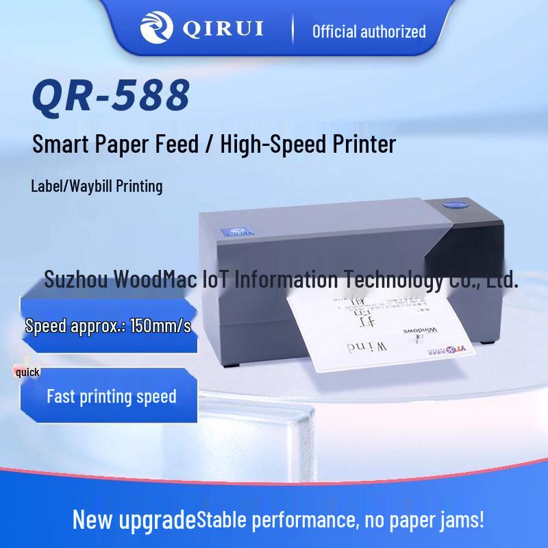 Qirui QR588/488 Bluetooth Thermal Label Printer Qirui QR488 Computer Version with Deluxe Package