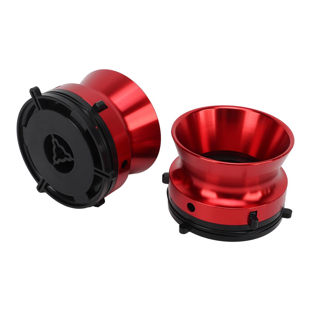 1 Paar Nab Hub Adapter Polierte Aluminiumlegierung 10in Öffner Universelles Ladegerät Rot