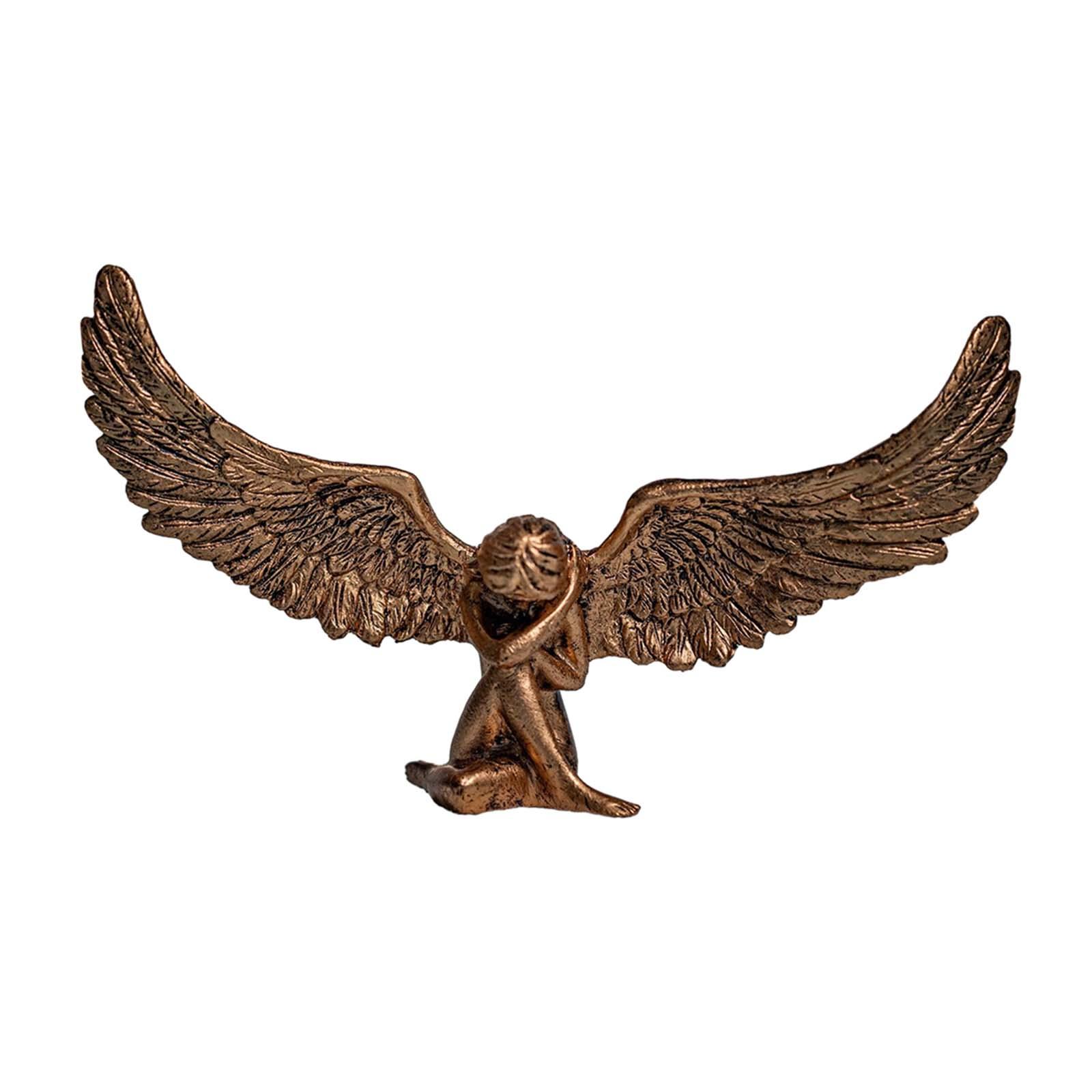 

Angel Statue Decoration Collection Artwork Creative Ideal Gift Sculpture Ornament for Office Women Garden Indoor Outdoor Table