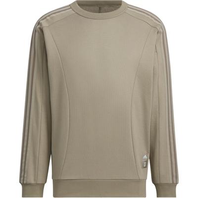 adidas Séria Wuji Hodvábna Mikina Okrúhly Výstrih Športová Bežná Mikina s Kapucňou s Dlhým Rukávom Pánska Mikina Zemito Hnedá JI8710