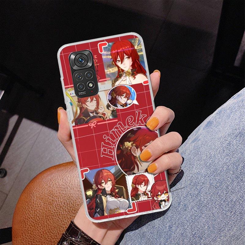 Honkai Star Rail Himeko Phnoe Case for Phnoe Case for Xiaomi Redmi Note 15 14 14S 13 Pro Plus 12 12S 11S 11E 10S 10 11T 5G Uniqu