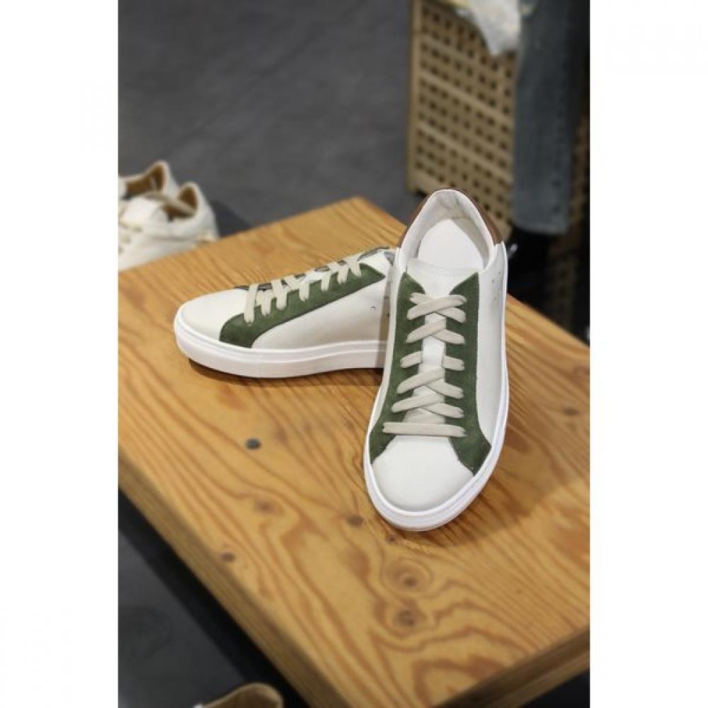 

Pannicale Mario Khaki Suede Color Block Napa Leather Vintage Sneakers F qFo04ka 255/Single item