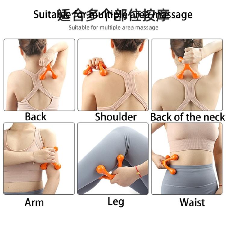 Massagegerät mit glatten Oberflächen für körperkonturierte Bereiche zur Linderung von Schulter-, Nacken- und Rückenschmerzen