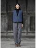 Women's Winter Cotton Linen Patchwork Trousers - Thick, Quilted, & Slimming Ramie Casual Pants