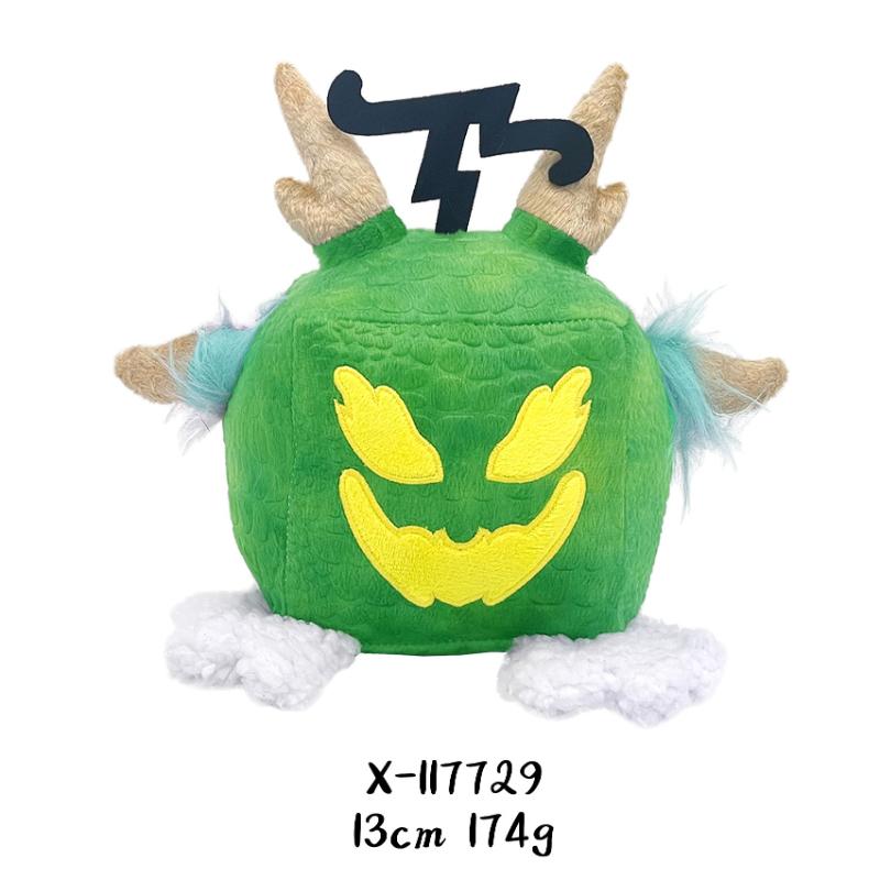 15cm Blox Fruits Plush Toys Mammoth Fruit Spin Sound Quake Shadow Dragon Rumble Stuffed Blox Fruit Doll Plushie Figure Xmas Gift