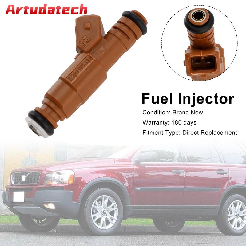 Artudatech 1PCS Fuel Injector 0280155831 Fit for Volvo S60 S80 C70 XC90 2.4L 2.5L 1998-2009