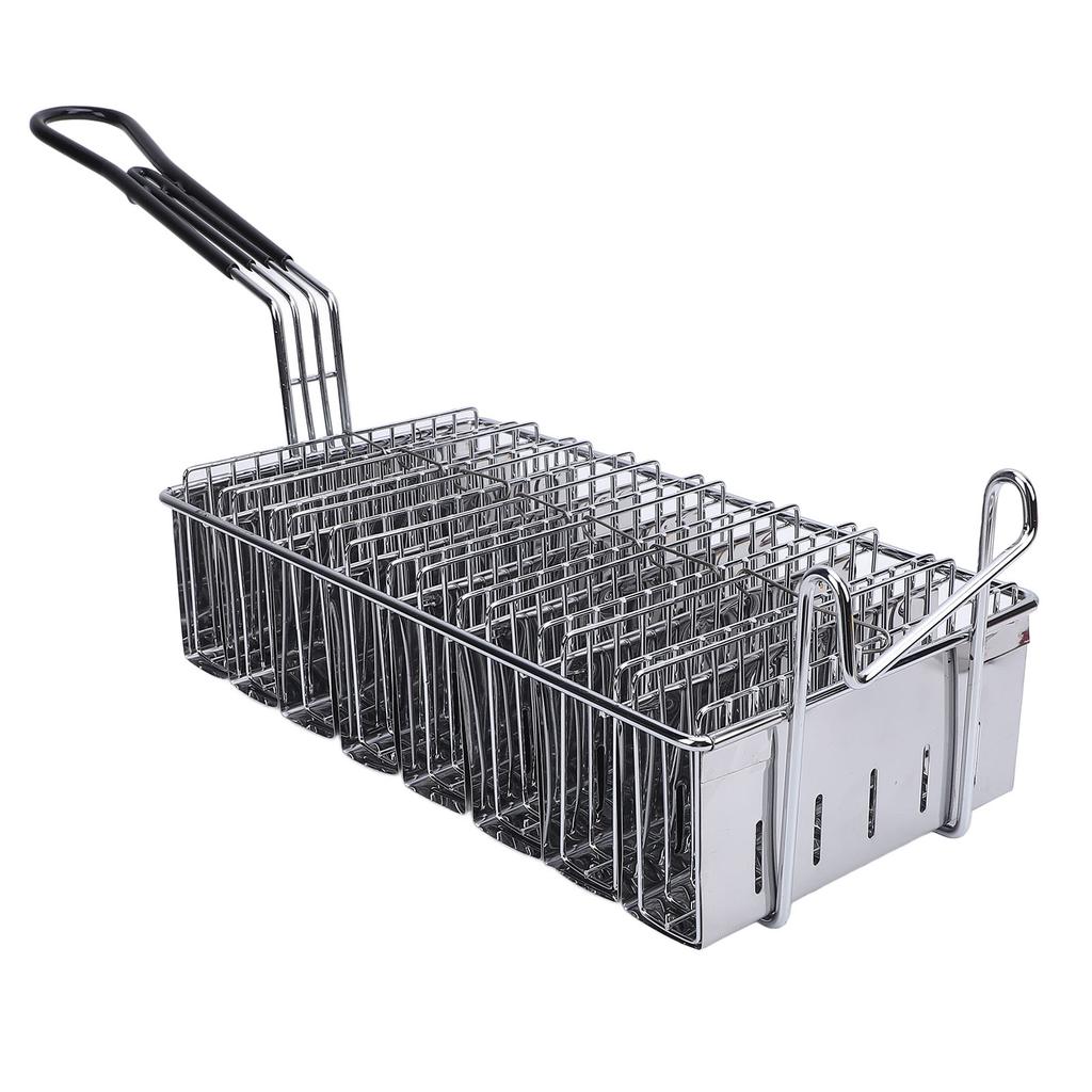 Taco Shell Fryer Holds 8 Shells Front Hook Safety Long Handle Stainless Steel U Shape Taco Fryer Holder Rack