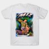 Men Black Print T-shirt The Miz No-Cut Transfer Paper Print Cotton Tshirt