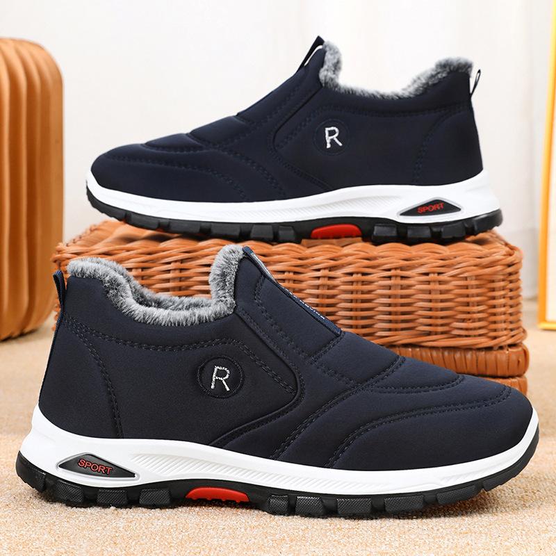 Men's Sneakers Warm Cotton  Snow Ankle Boots Casual Shoes Designer Shoes Waterproof Snow Boots Free Shiping Shoe