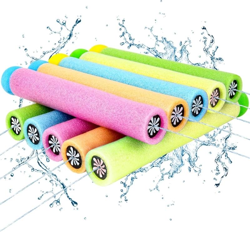 Large Capacity Water Soaker Guns Splash Toy For Kids Outdoor Water Play Pool Bath Time Fun Durable Plastic Design 1