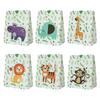 Jungle Animal Cartoon Pattern Food Bag Children'S Party Gift Bag Holiday Gift Wrapping Paper Bag