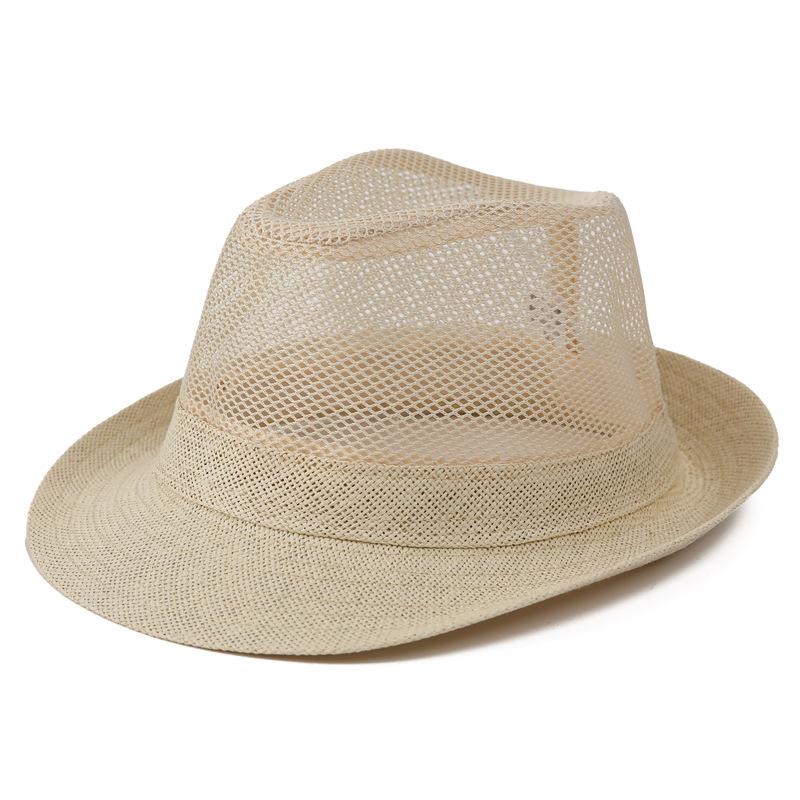 Hat Men'S Summer Straw Hat Sun Hat The Elderly Father Grandfather Old Man Top Hat Summer Sun Protection Breathable Cool Hat