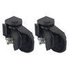 Locking Hood Latches with Key Heavy Duty Anti Theft Hood Lock Catch Replacement for Jeep Wrangler JL 2018 2026 Black