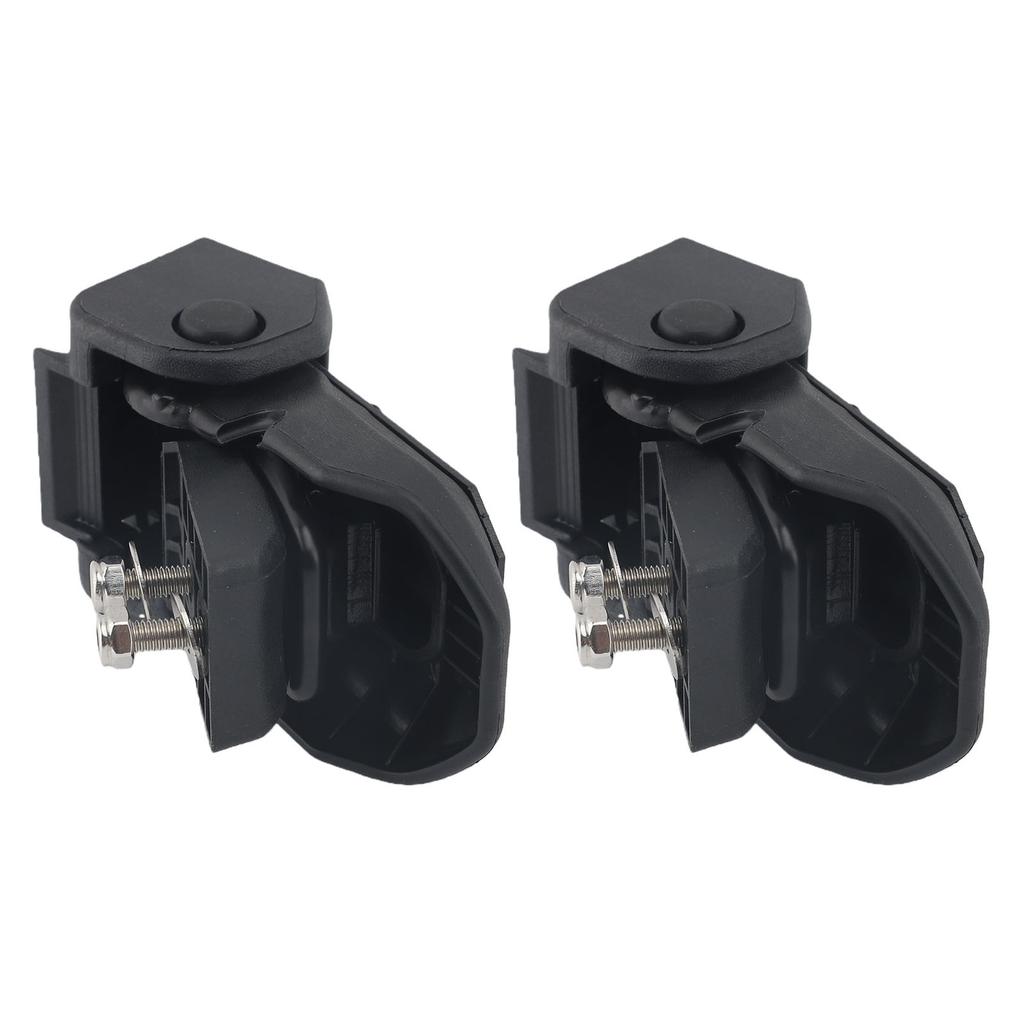 Locking Hood Latches with Key Heavy Duty Anti Theft Hood Lock Catch Replacement for Jeep Wrangler JL 2018 2026 Black
