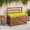 2 piece Bench Cushions SOEST 2 pcs. 100percent  Polyester Light Green