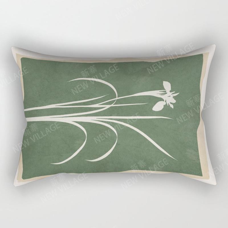 Decor nordic de toamnă, îmbrățișare, față de pernă, abstractă, frunze geometrice, boemă, canapea mașină, husă de pernă pentru sufragerie 30x50