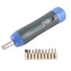 Preset Torsion Screwdriver Set 0.2~1.2N.m Adjustable 6.35mm 14 Hex Joint with 10Pcs Bits
