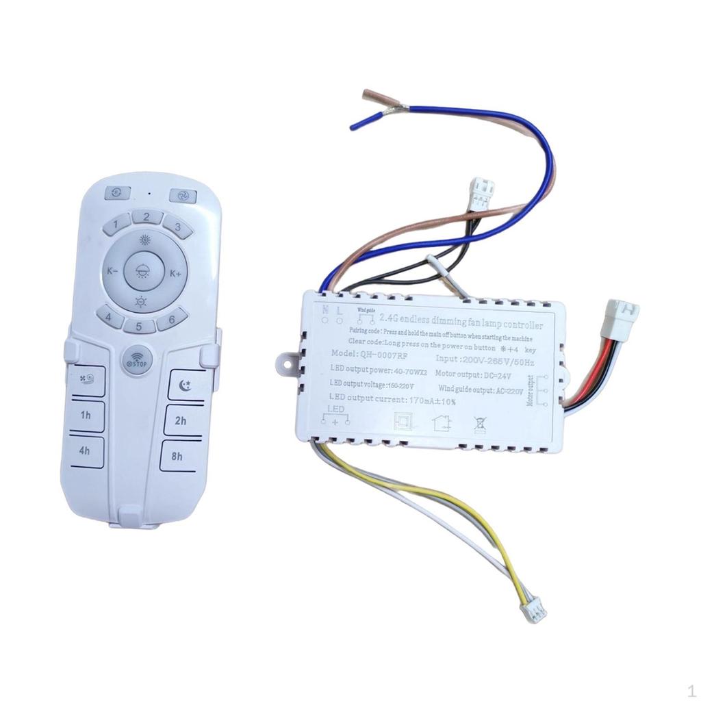Fan Remote Adjustable Brightness Timing with Speeds High Performance Reliable Replacement
