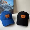 Bear Baseball Cap for Women, Korean Style Trendy Brand, Makes the Face Look Smaller, Japanese Style Hat, Versatile Summer Street Fashion Cap