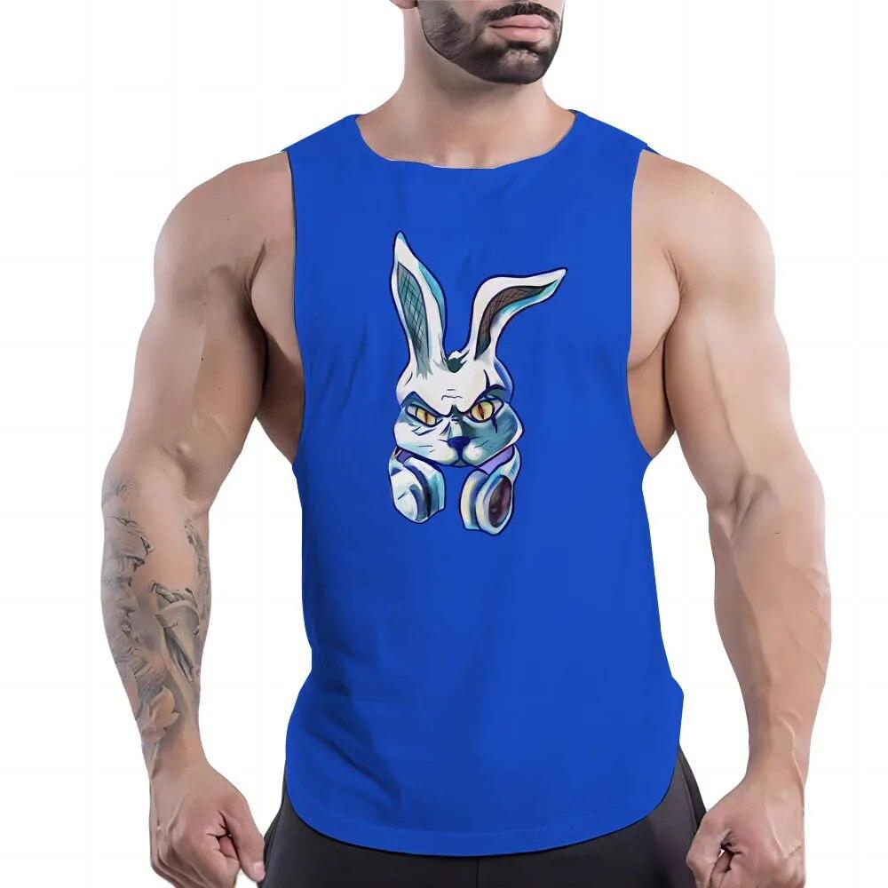 Letní Módní Venkovní Basketbalový Sportovní Vícebarevná Vesta Pohodlný Top Puzzle Potisk Lehký Rychleschnoucí Top