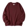 Men's And Women's Solid-color Casual Round-neck Long-sleeved Top, Men's Fitted Thickened Cotton Sweatshirt Base Layer Top