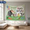 Party Backdrop Flat Banners Hedgehog Animals Celebrations Wedding Enthusiasts Photo Booth Decor Front Door Decor