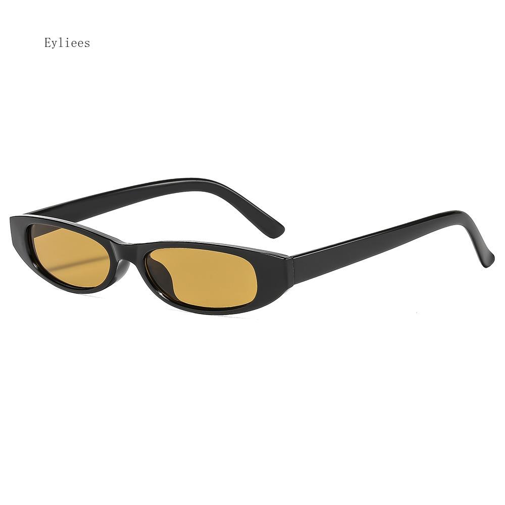 Women Vintage Simple Small Sunglasses Men Outdoor Travel Sun Glasses Luxury Designer Cat Eye Shades UV400 Mirror