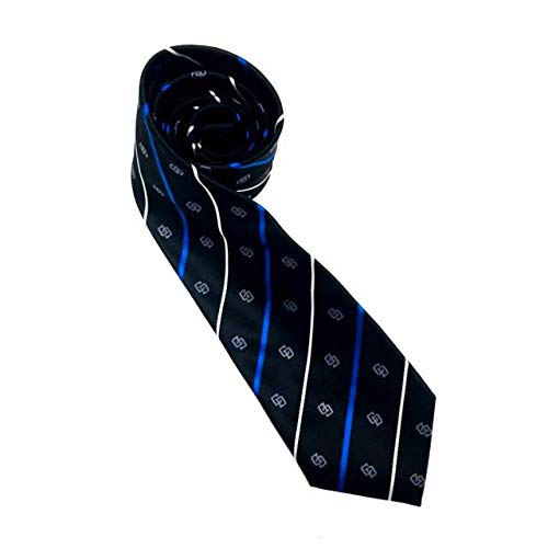 

[ДРАКОНЫ] Товары для профессионального бейсбола Chunichi Dragons Жаккардовый тканый галстук с логотипом CD и синими полосками - 299