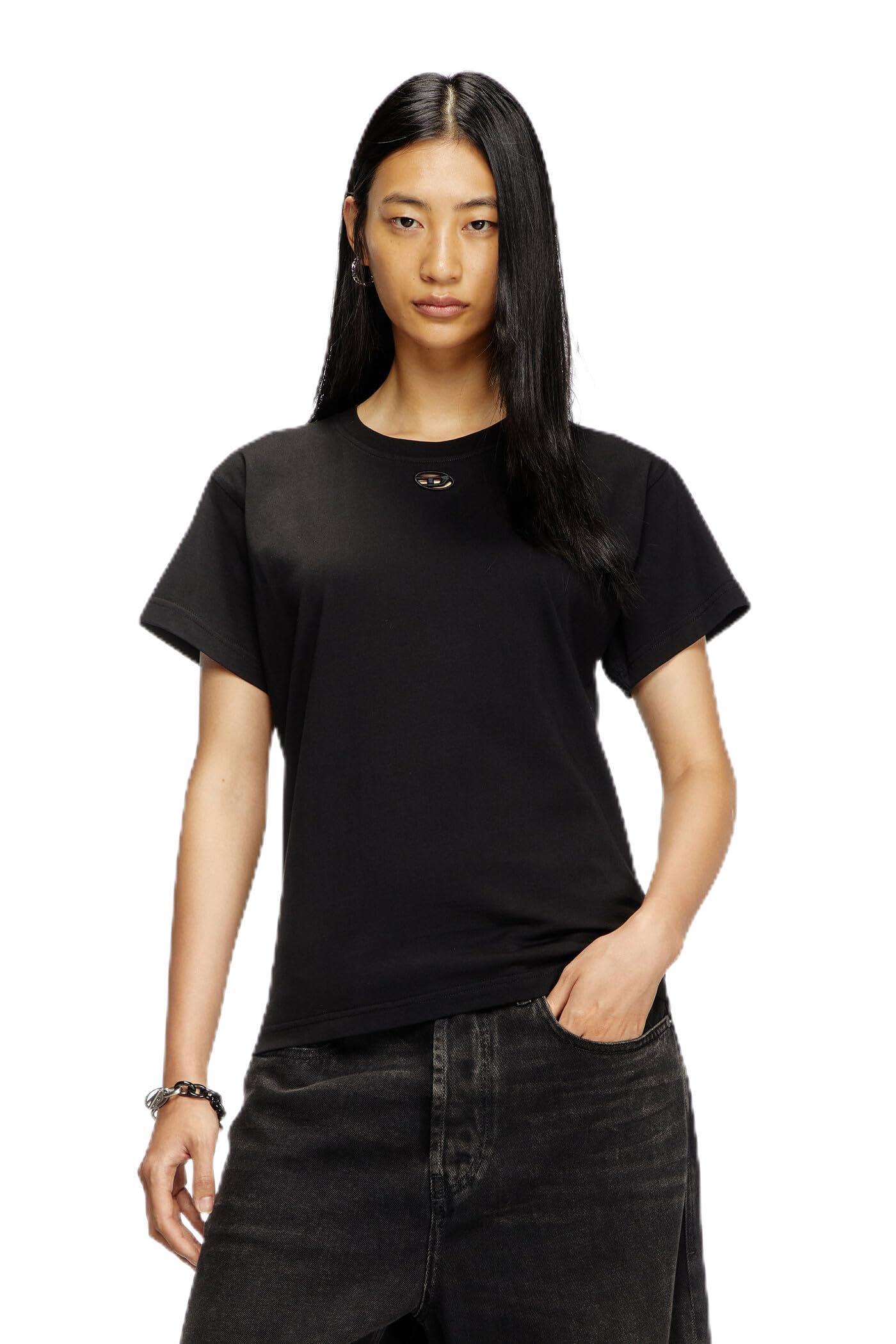 

Diesel A177360NIAX L Черный 9XX Женская футболка T-MAREY чёрный